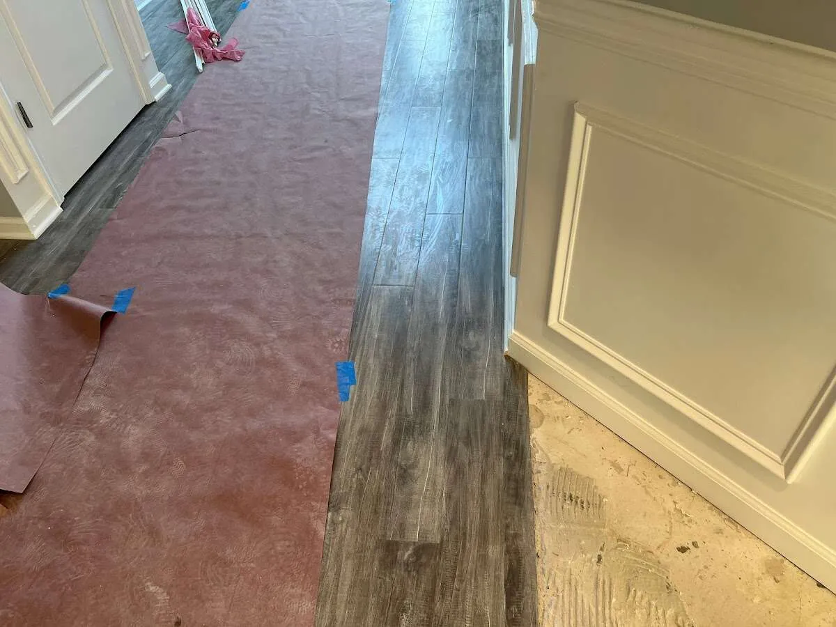 Completed marble shower restoration in Charlotte